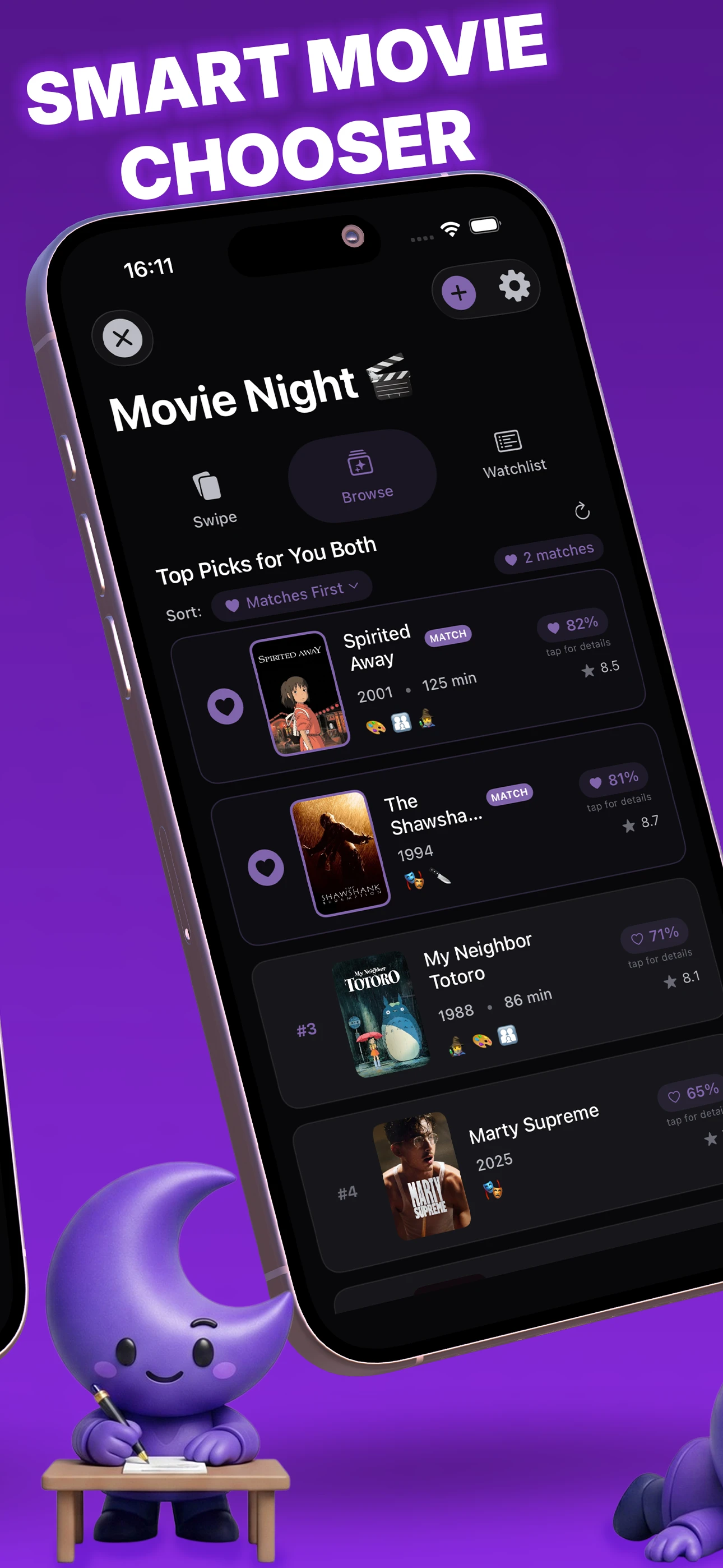 Plan tab showing shared timeline and memories