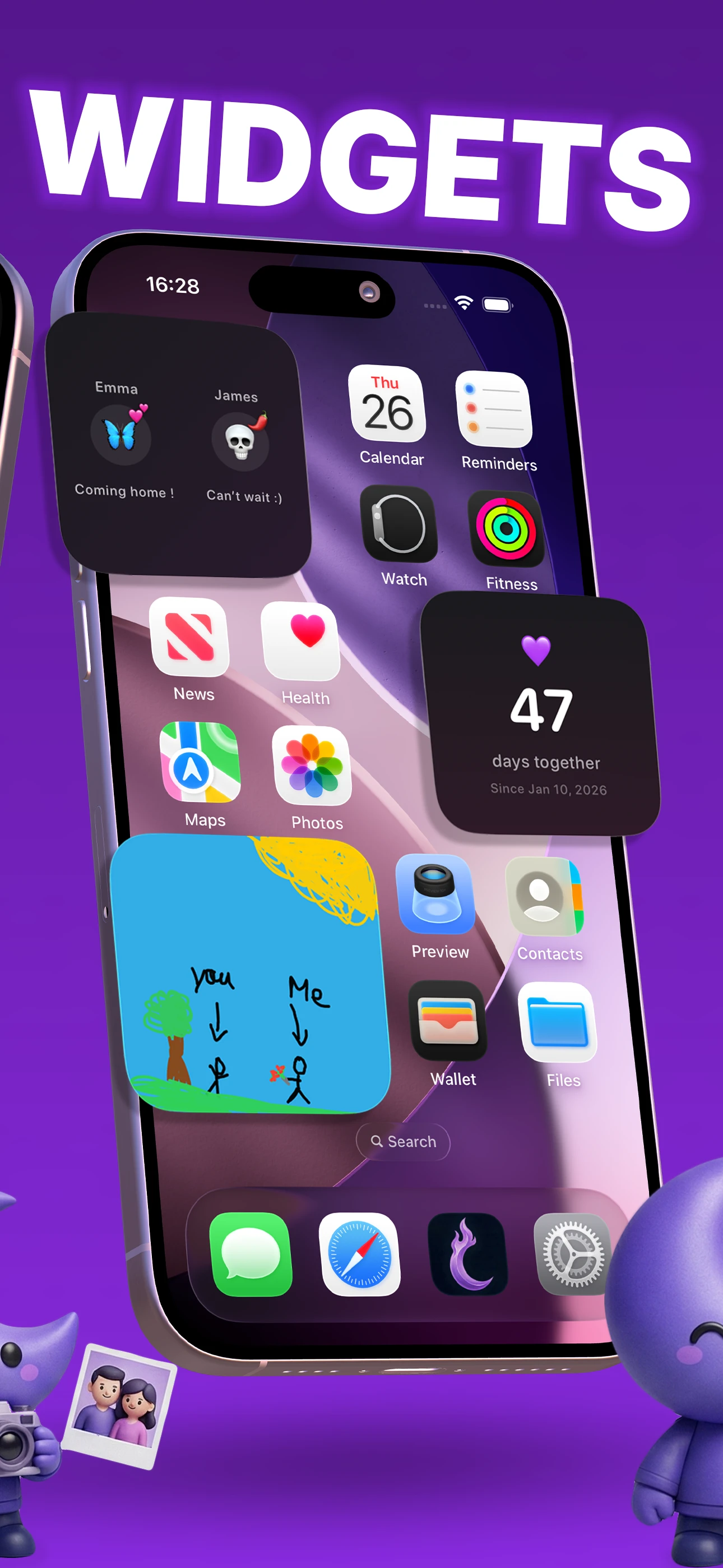 Settings and privacy controls