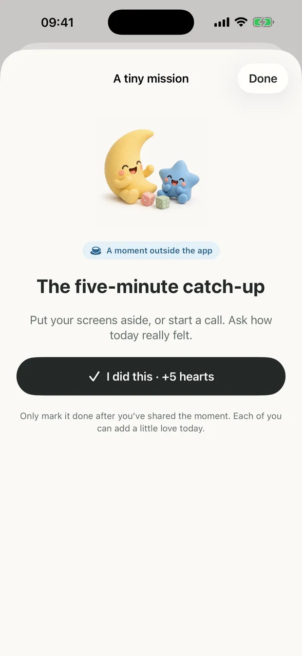 Une petite mission du jour, à faire loin du téléphone.