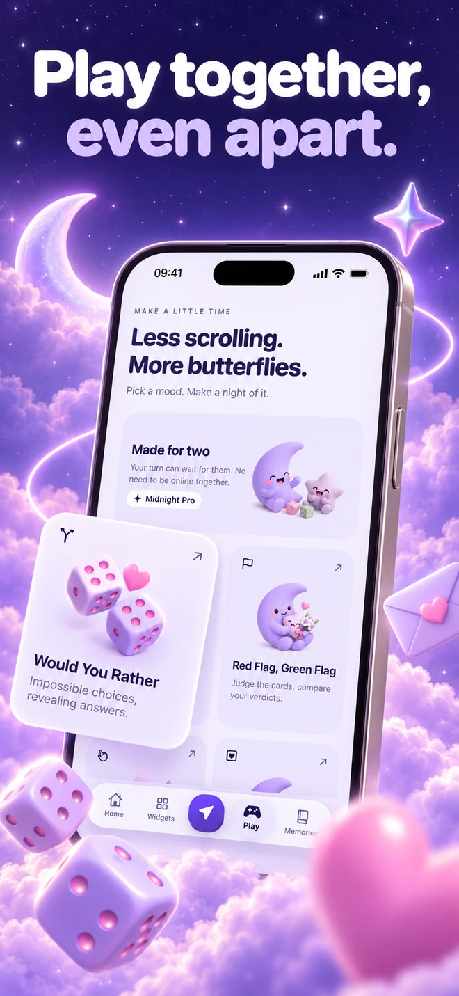 Couple games in the new purple Midnight app.