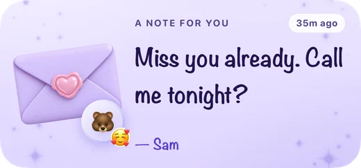 Midnight note widget in the Lilac theme